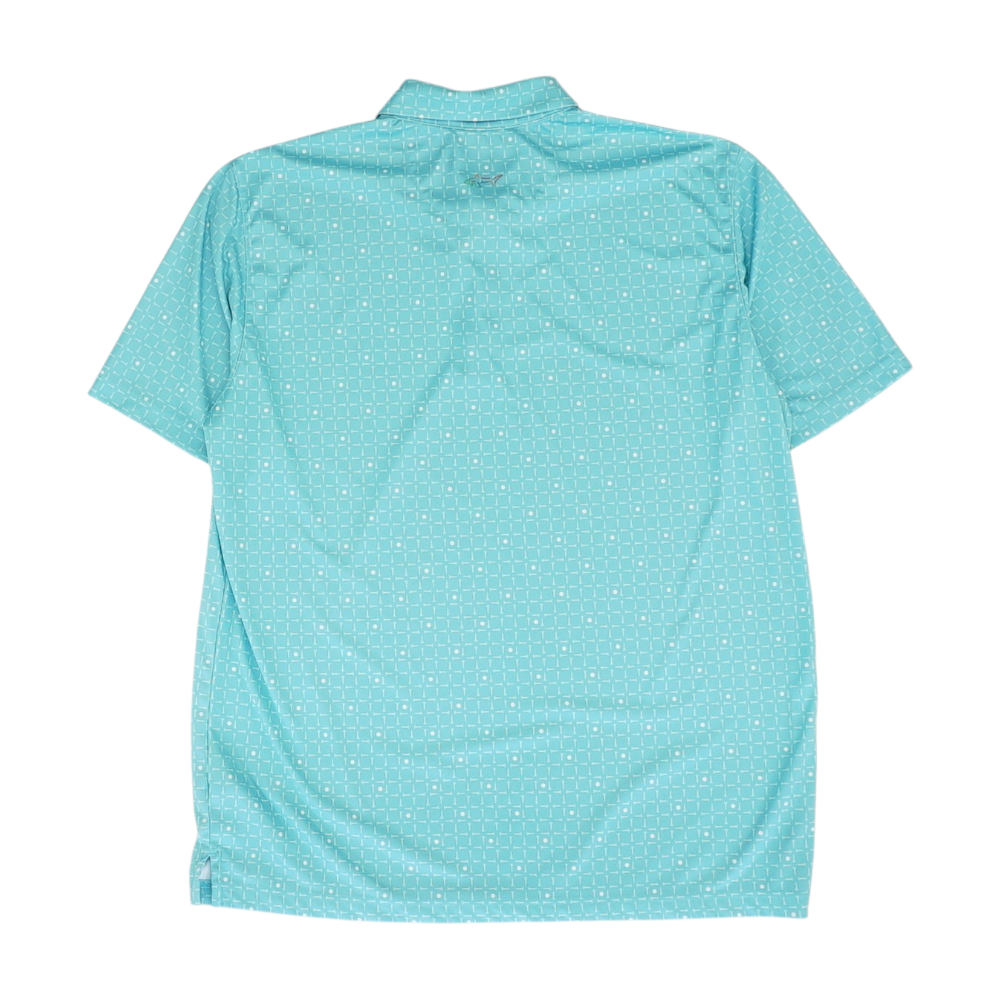 Blue Print Short Sleeve Polo