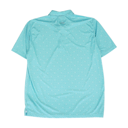 Blue Print Short Sleeve Polo