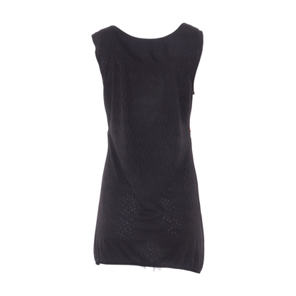Black Graphic Mini Dress