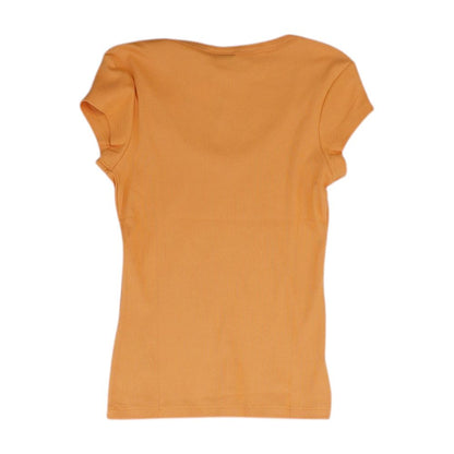 Orange Solid T-Shirt