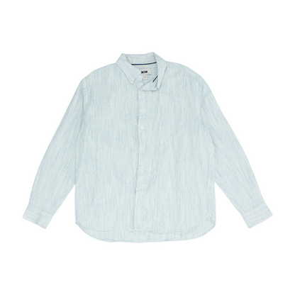 Blue Striped Long Sleeve Button Down