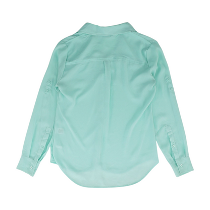 Green Button Down