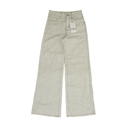 White Striped Jeans