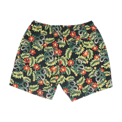 Black Graphic Swim Bottom