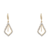 Kendra Scott 14K Yellow Gold Diamond Dangle Earrings – Image 1