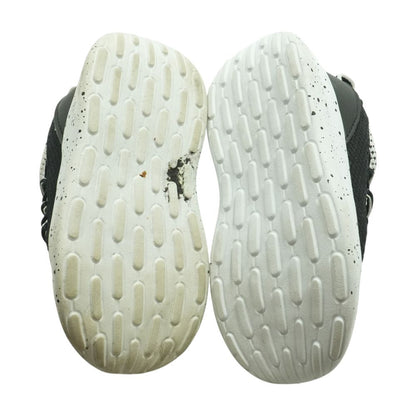 White and Black Crib Shoes