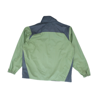 Olive Color Block Rain Jacket
