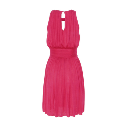 Magenta Petite Midi Dress