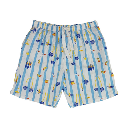 Blue Striped Pajama Bottom