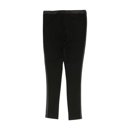 Black Solid Pants
