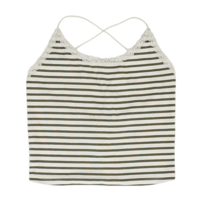 White Striped Blouse