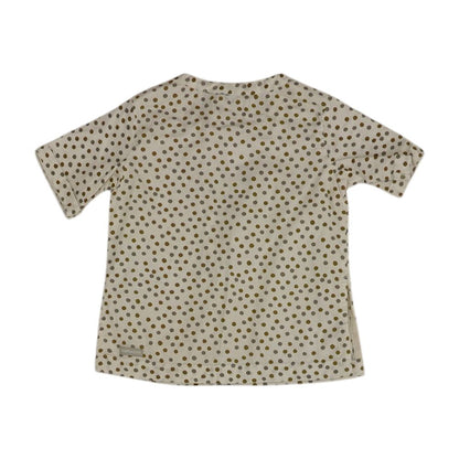 White Polka Dot Button Down
