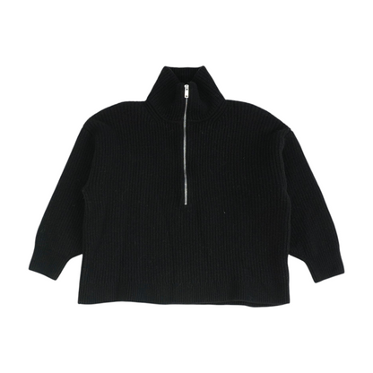 Black 1/4 Zip Sweater