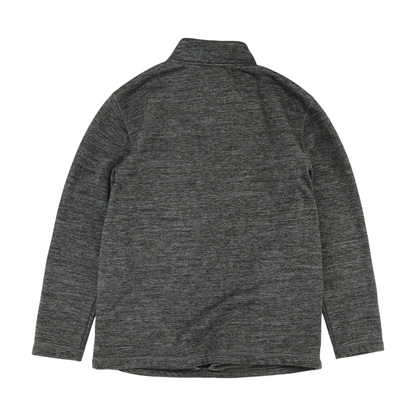 Black Solid 1/4 Zip Pullover