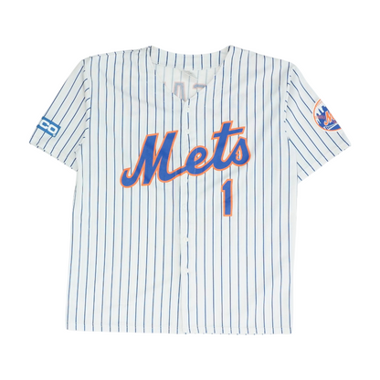 Men's White New York Mets Short Sleeve Jersey