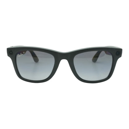 Black Wayfarer Smart Glasses