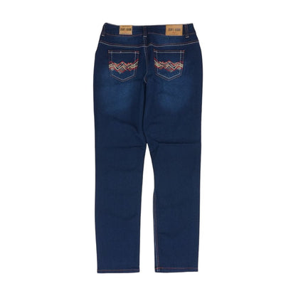 Navy Mid Rise Jeans