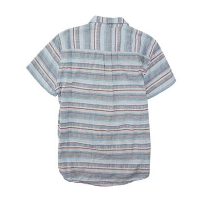 Multi Striped Short Sleeve Button Down