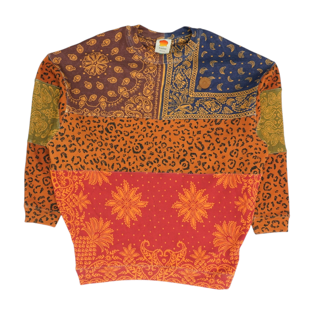Multi Print Sweatshirt Pullover
