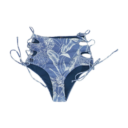 Blue Tropical Swim Bottom