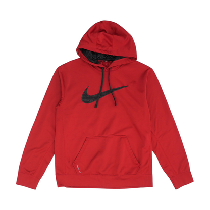 Red Solid Hoodie Pullover