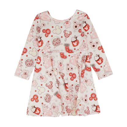 Pink Graphic Dress
