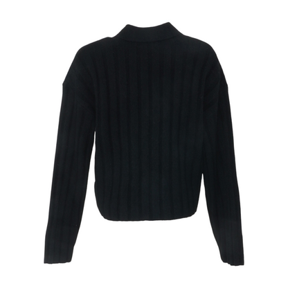 Black Cardigan Sweater