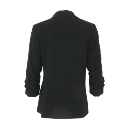 Black Solid Blazer