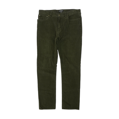 Green Straight Pants