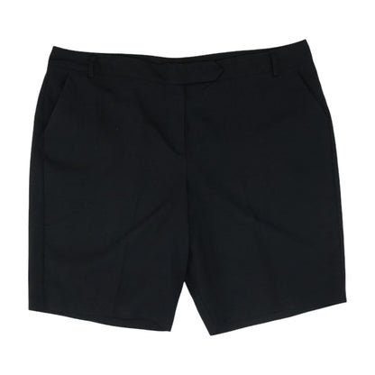 Black Solid Shorts