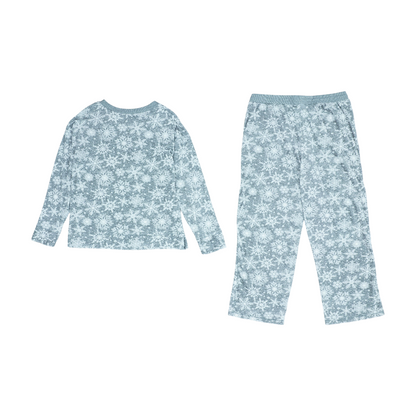 Gray Print Pajama Set