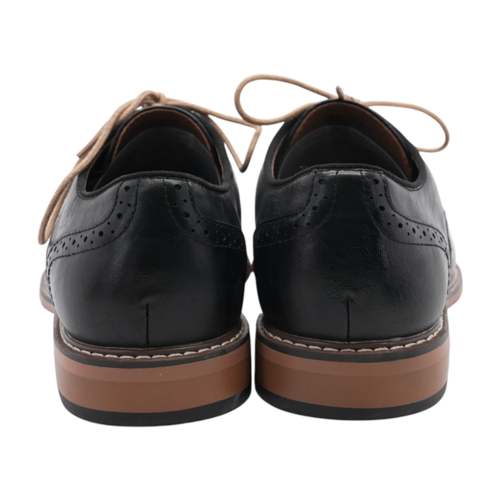 Madden Black Lace-Up Dress Shoes – Image 3