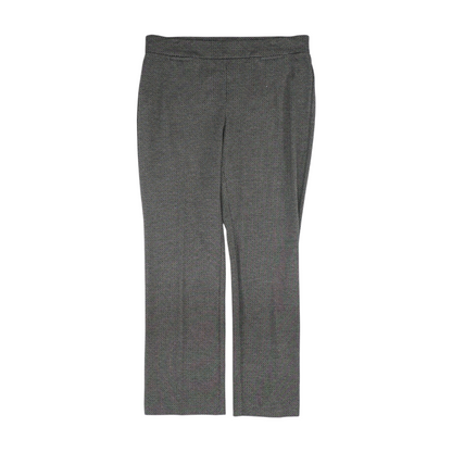 Brown Petite Print Bootcut Pants