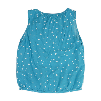 Blue Polka Dot Blouse