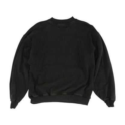 Black Solid Sweatshirt