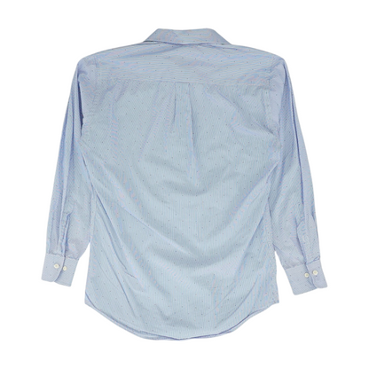 Blue Striped Long Sleeve Button Down