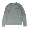 Gray Solid Henley T-Shirt