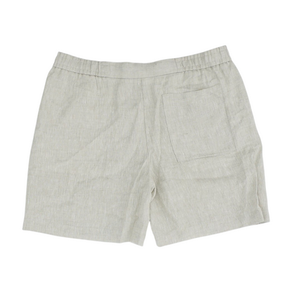 Beige Solid Active Shorts