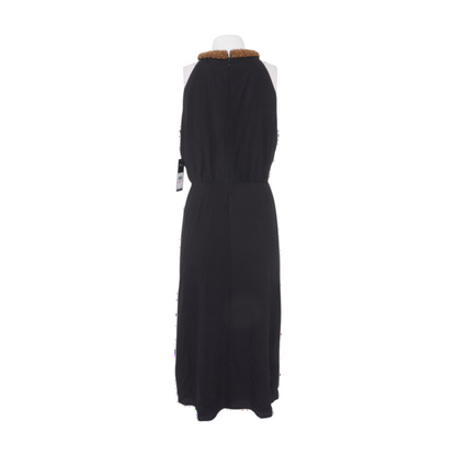 Black Floral Midi Dress