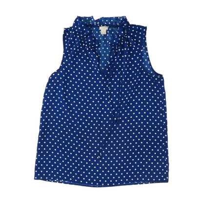 Blue Polka Dot Blouse