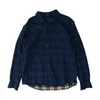 Banana Republic Blue Striped Flannel Button Down – Image 1