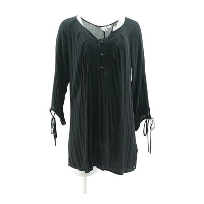 Black Solid Mini Dress