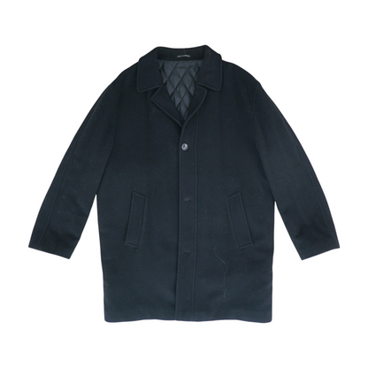 Black Long Solid Coat