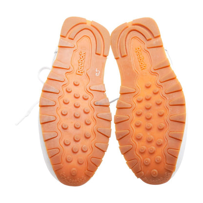 Classic Leather White Low Top Athletic Shoes