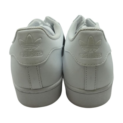 Superstar White Leather Low Top Athletic Shoes