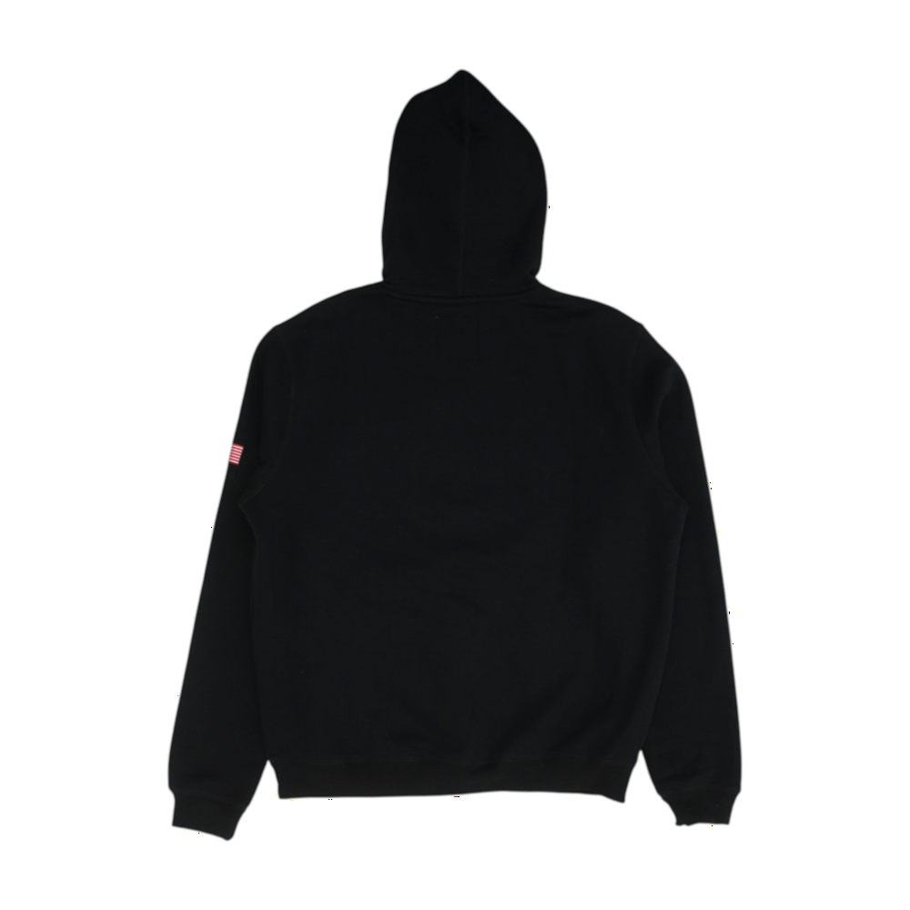 Black Solid Hoodie Pullover