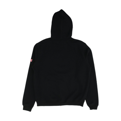 Black Solid Hoodie Pullover