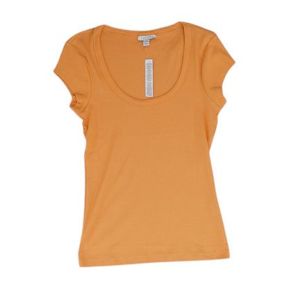 Orange Solid T-Shirt