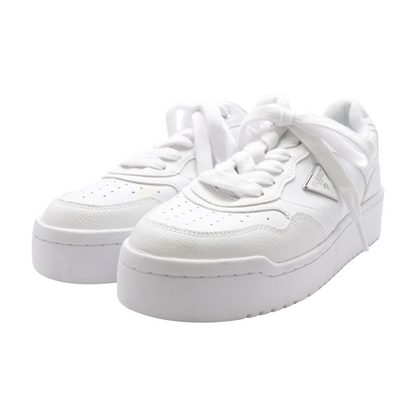 White Low-Top Athletic Shoes