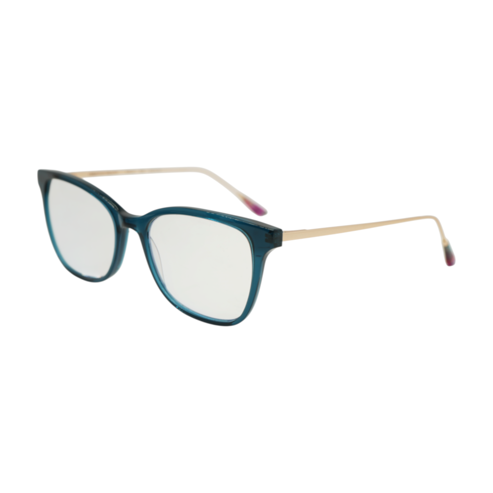 Christian Siriano Navy Noelle Square Prescription Eyewear – Image 1